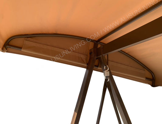 ALISUN Replacement Canopy Top for Model #GCS00250B-YD for Better Homes & Gardens Patio Swing (Top Only) (Canopy Top)