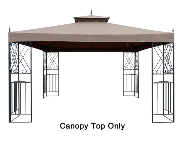 APEX GARDEN Replacement Canopy Top for 10'x12' Monterey Gazebo  #L-GZ288PST-4H / L-GZ288PST-4D