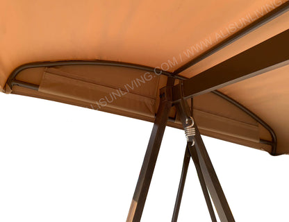 ALISUN Replacement Canopy Top for Model #GCS00250B-YD for Better Homes & Gardens Patio Swing (Top Only) (Canopy Top)