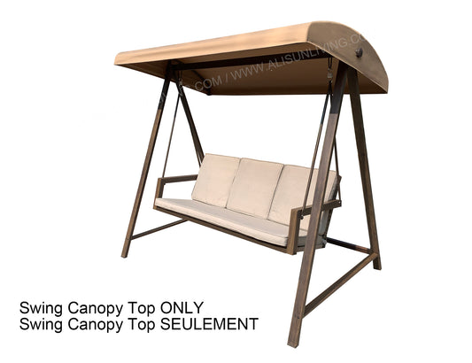 ALISUN Replacement Canopy Top for Model #GCS00250B-YD for Better Homes & Gardens Patio Swing (Top Only) (Canopy Top)
