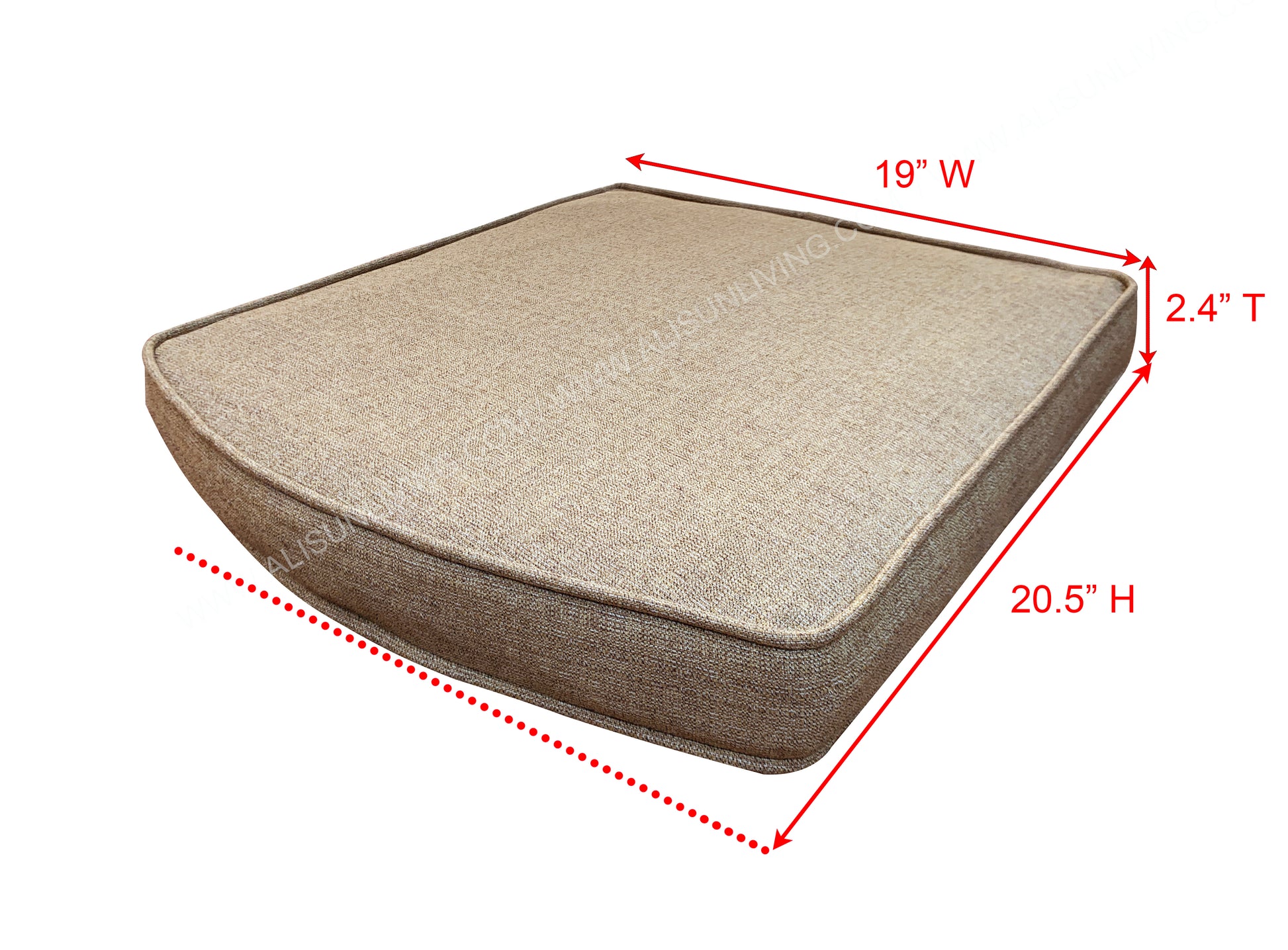 Replacement Canopy top for Model# GSS00132D Cunningham 3-Seater Patio Swing - APEX GARDEN US