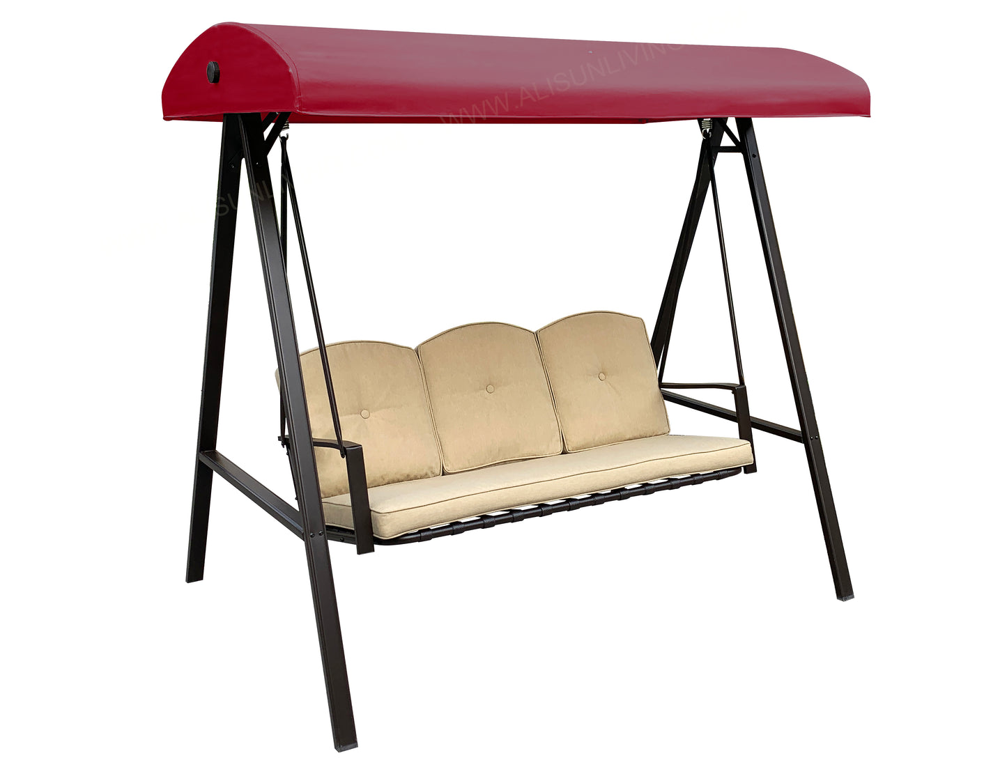 Replacement Canopy top for Model# GSS00132D Cunningham 3-Seater Patio Swing - APEX GARDEN US