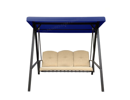 Replacement Canopy top for Model# GSS00132D Cunningham 3-Seater Patio Swing - APEX GARDEN US