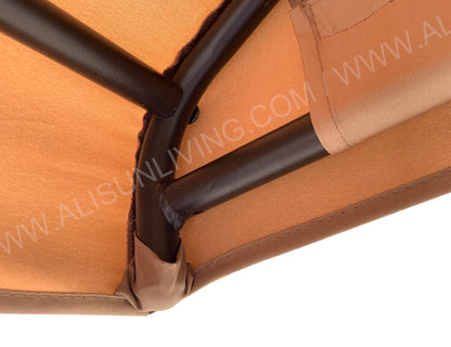 Replacement Canopy top for Model# GSS00132D Cunningham 3-Seater Patio Swing - APEX GARDEN US