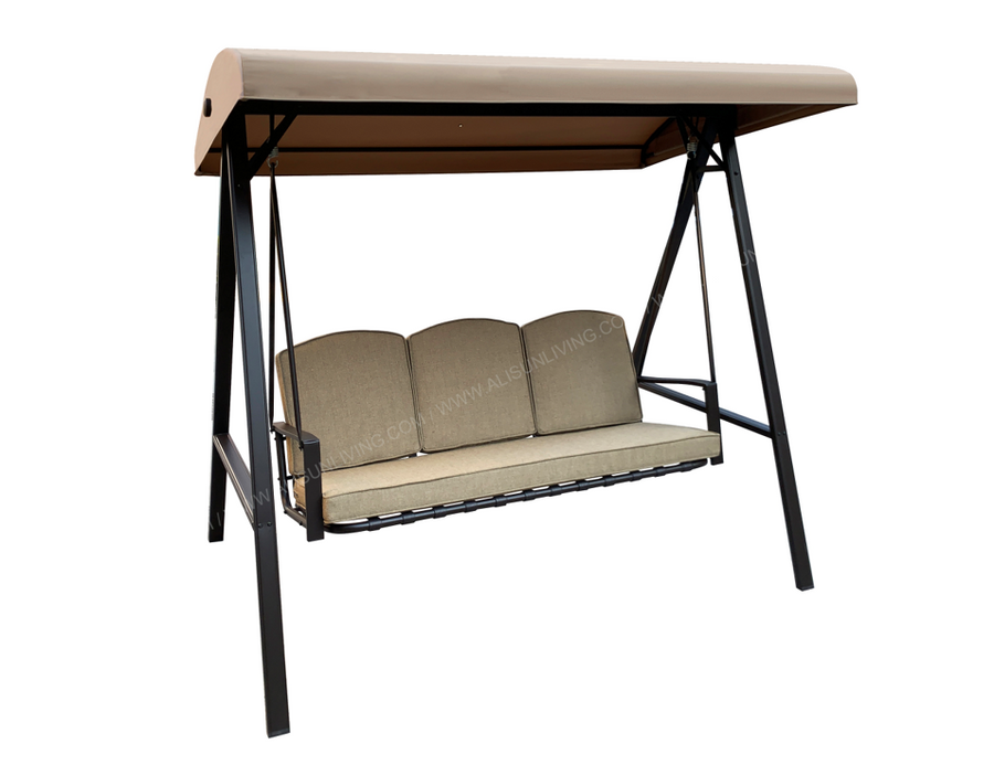 Replacement Canopy top for Model# GSS00132D Cunningham 3-Seater Patio Swing - APEX GARDEN US
