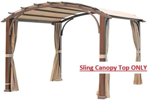 Replacement Sling Canopy (with Ties) for The Lowe's Allen + roth Pergola Model # TPPER9117 / TPPER9127 / TPPER9137 (Canopy TOP ONLY)