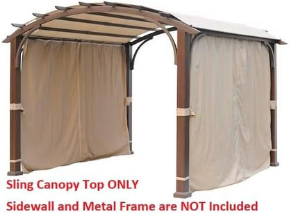 Replacement Sling Canopy (with Ties) for The Lowe's Allen + roth Pergola Model # TPPER9117 / TPPER9127 / TPPER9137 (Canopy TOP ONLY)