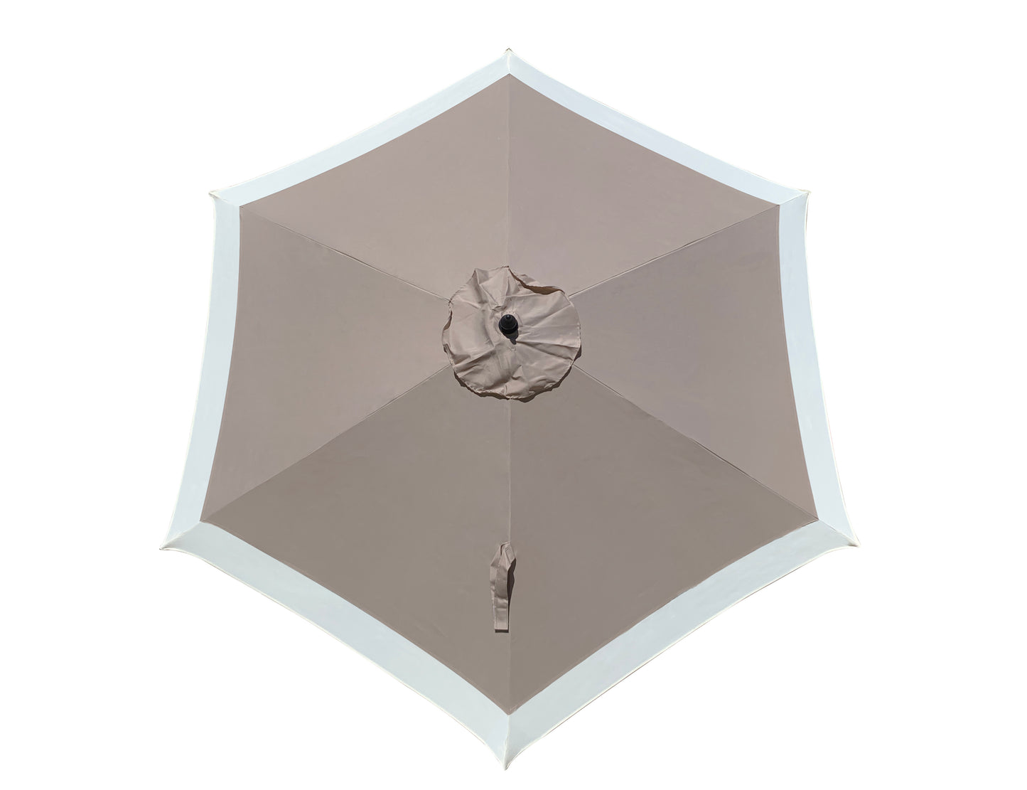 Dual Color 9 Feet Outdoor Patio Table Market Umbrella with Push Button Tilt and Crank - APEX GARDEN US
