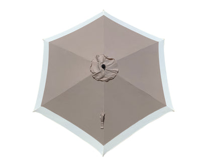 Dual Color 9 Feet Outdoor Patio Table Market Umbrella with Push Button Tilt and Crank - APEX GARDEN US
