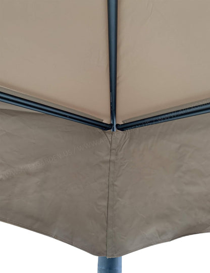 APEX GARDEN Replacement Canopy Top CAN ONLY FIT for Model #D-GZ136PST-N Summer Breeze Soft Top Gazebo (Canopy Top Only) - APEX GARDEN US