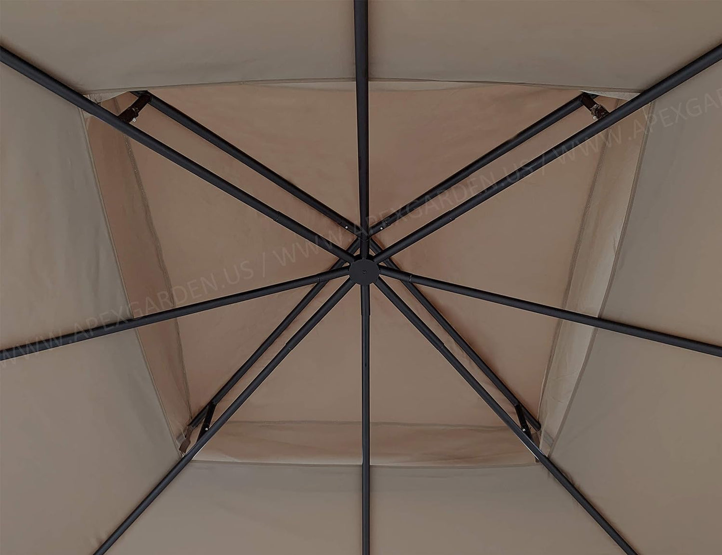 APEX GARDEN Replacement Canopy Top CAN ONLY FIT for Model #D-GZ136PST-N Summer Breeze Soft Top Gazebo (Canopy Top Only) - APEX GARDEN US
