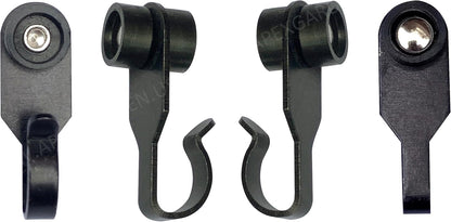 APEX GARDEN Plastic J Hooks for Gazebo Curtains and Mosquito Netting (Quantity of 36) - APEX GARDEN US