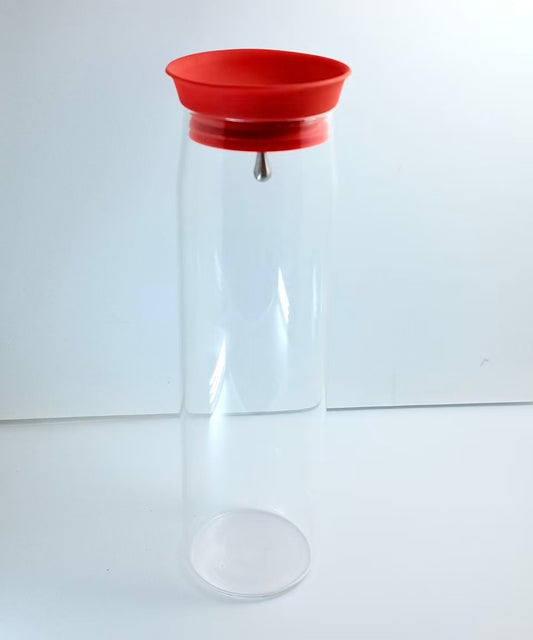 MARU JIN Glass Cold Brew Tea Bottle with Silicone Lid | Cold Brew & Infused Water - APEX GARDEN US