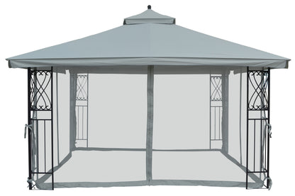 APEX GARDEN Universal 10' x 12' Gazebo Replacement Mosquito Netting - APEX GARDEN US