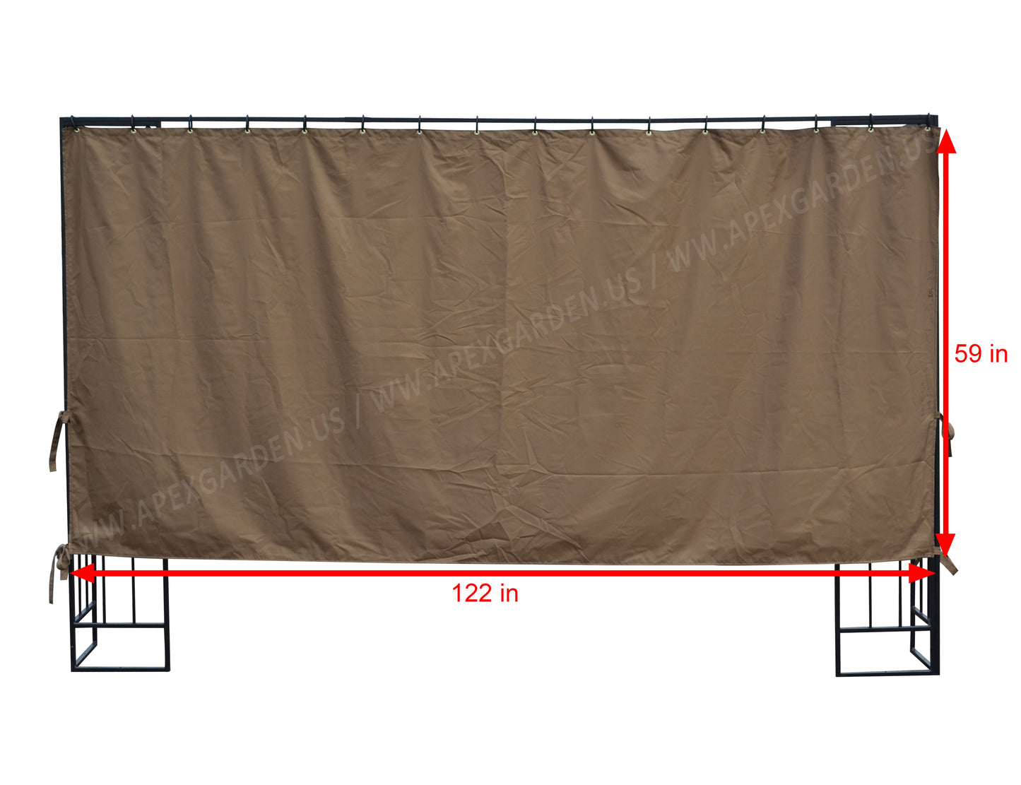 APEX GARDEN Universal 10' Gazebo Privacy Side Panel - APEX GARDEN US