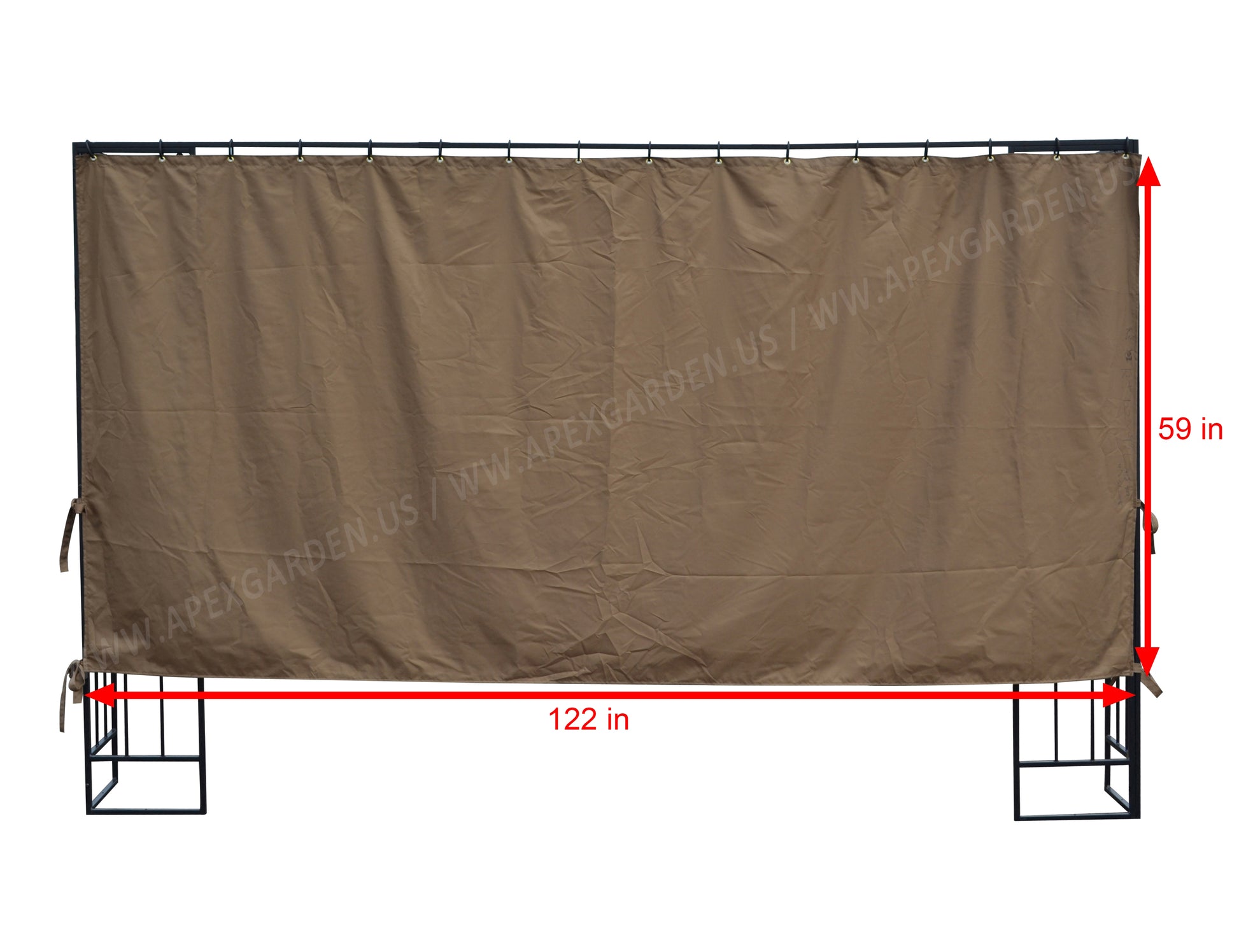 APEX GARDEN Universal 10' Gazebo Privacy Side Panel - APEX GARDEN US