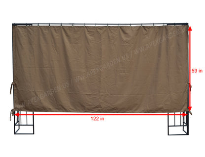 APEX GARDEN Universal 10' Gazebo Privacy Side Panel - APEX GARDEN US