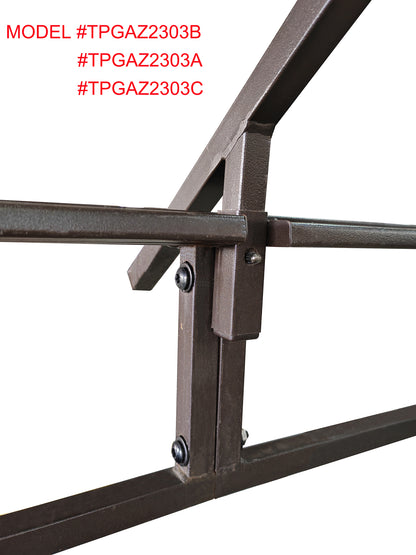 APEX GARDEN Replacement Canopy Top for The Lowe's Gazebo Model #TPGAZ2303-ABCD, TPGAZ2403-AC - APEX GARDEN US