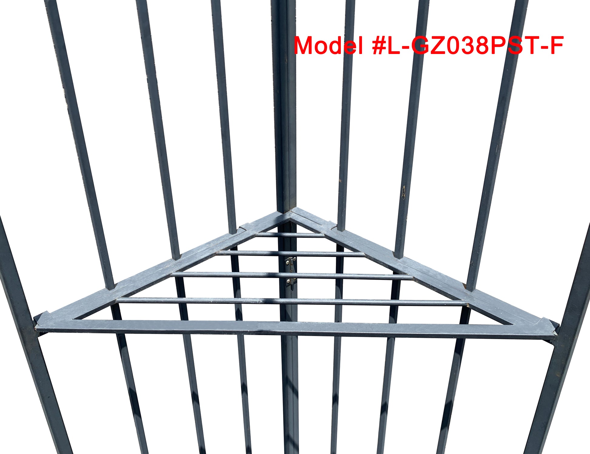 APEX GARDEN Canopy Top for Garden Treasures 10 ft x 10 ft Brown Metal Square Semi- Gazebo Model #L-GZ038PST-F (Top Only) - APEX GARDEN US