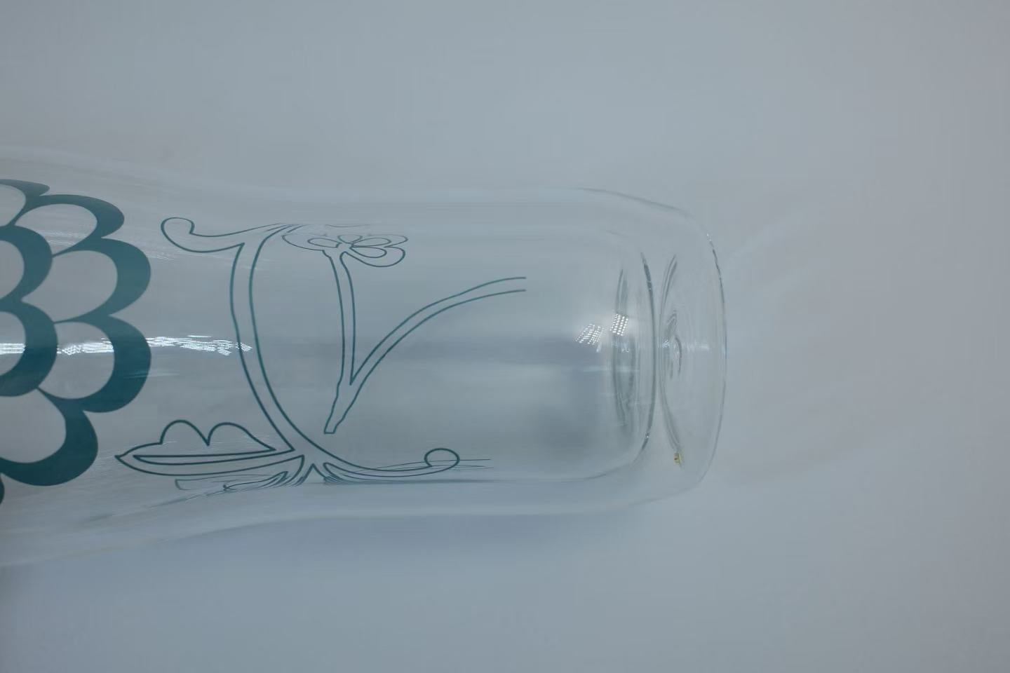 MARU JIN Floral Double-Walled Glass Cup - APEX GARDEN US