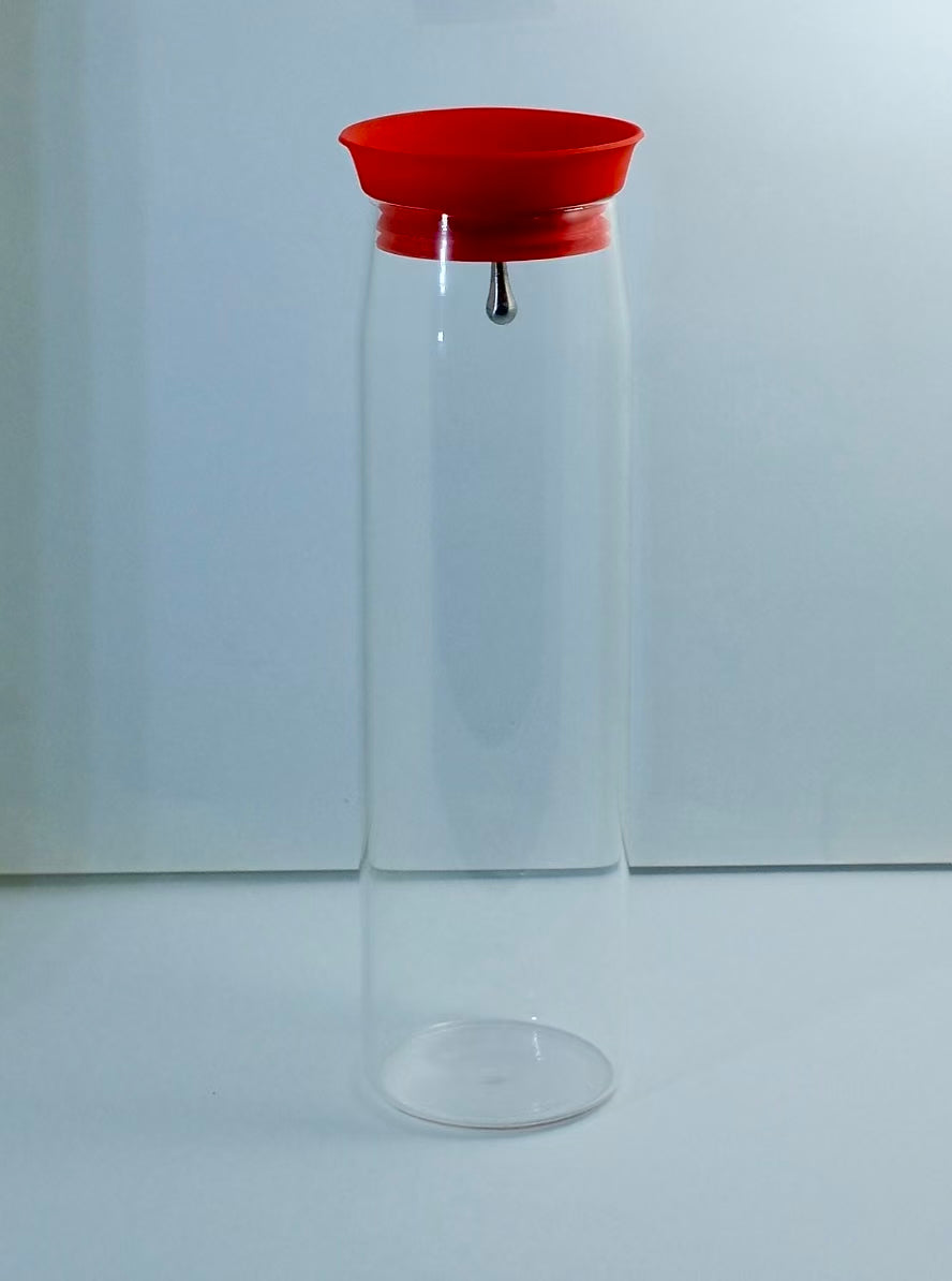 MARU JIN Glass Cold Brew Tea Bottle with Silicone Lid | Cold Brew & Infused Water - APEX GARDEN US