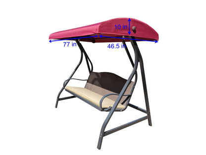 Canopy Top for Lowe's Garden Treasures Porch Swing Model #GCS00229C - APEX GARDEN US