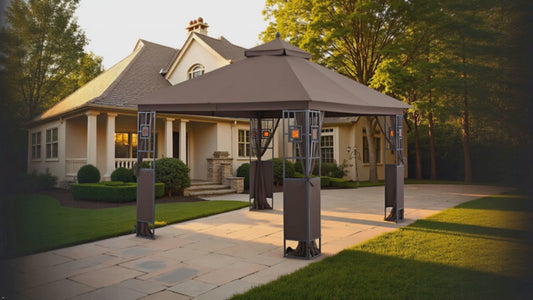 APEX GARDEN 10 ft. x 12 ft. RosaBella Gazebo Model#YH-20S087B