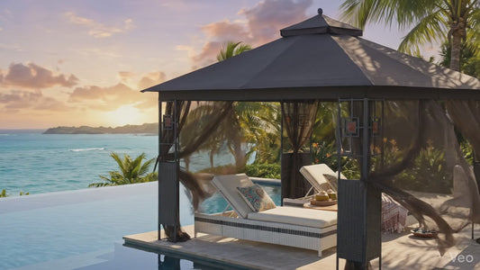 APEX GARDEN 10 ft. x 12 ft. RosaBella Gazebo Model#YH-20S087B