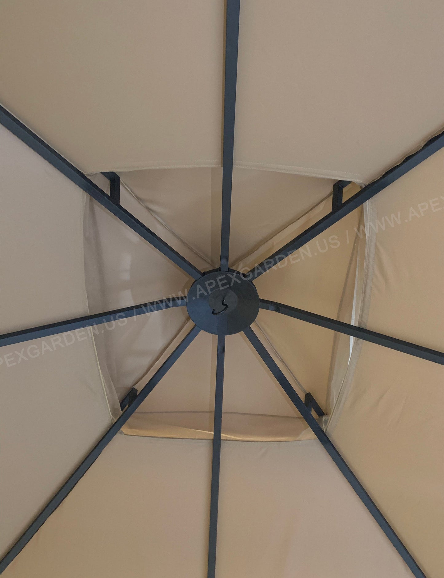 APEX GARDEN YH-20S089HD10 ft. x 12 ft. Melody Gazebo with Mosquito Net - APEX GARDEN US