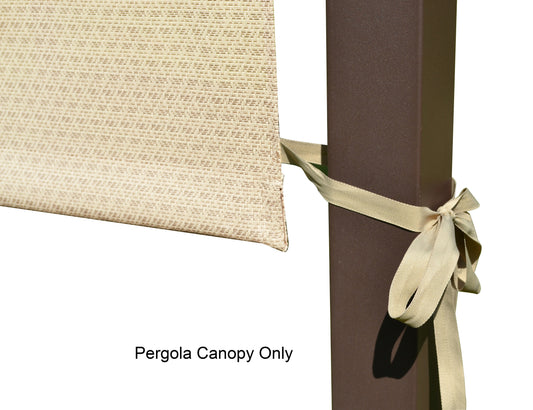 ALISUN Sling Canopy for 10'X10' Pergola #S-J-110 & TP15-048C (210"LX105"W) - APEX GARDEN US