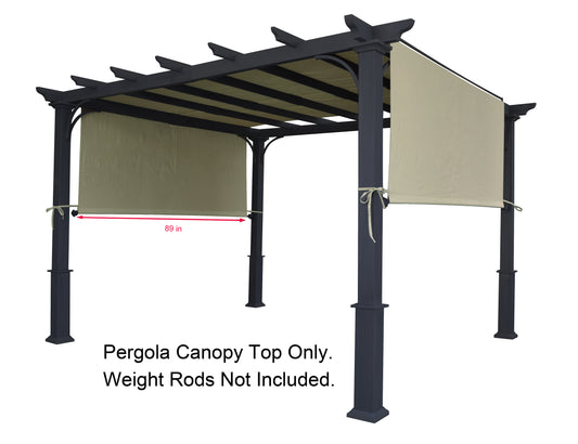 ALISUN Universal Polyester Canopy Top for 8' x 10' Pergola (194" x 88") - APEX GARDEN US