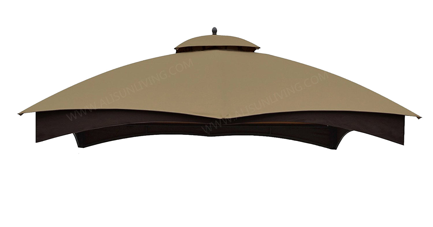 ALISUN Canopy Gazebo Cover Top for Lowe's Allen Roth 12-ft x 10-ft gazebo #TPGAZ17-002C - APEX GARDEN US