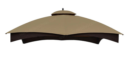 ALISUN Canopy Gazebo Cover Top for Lowe's Allen Roth 12-ft x 10-ft gazebo #TPGAZ17-002C - APEX GARDEN US