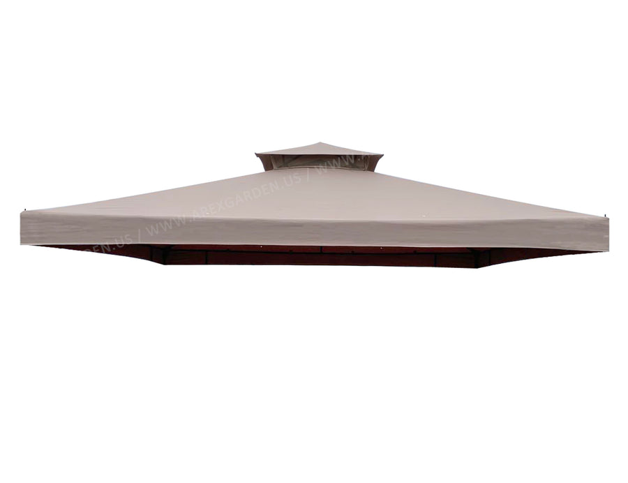 APEX GARDEN Replacement Canopy Top for 10'x12' Monterey Gazebo #L-GZ288PST-4H / L-GZ288PST-4D - APEX GARDEN US