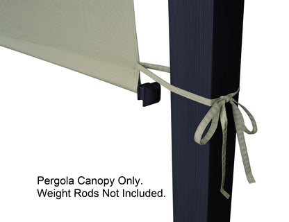 ALISUN Universal Polyester Canopy Top for 8' x 10' Pergola (194" x 88") - APEX GARDEN US
