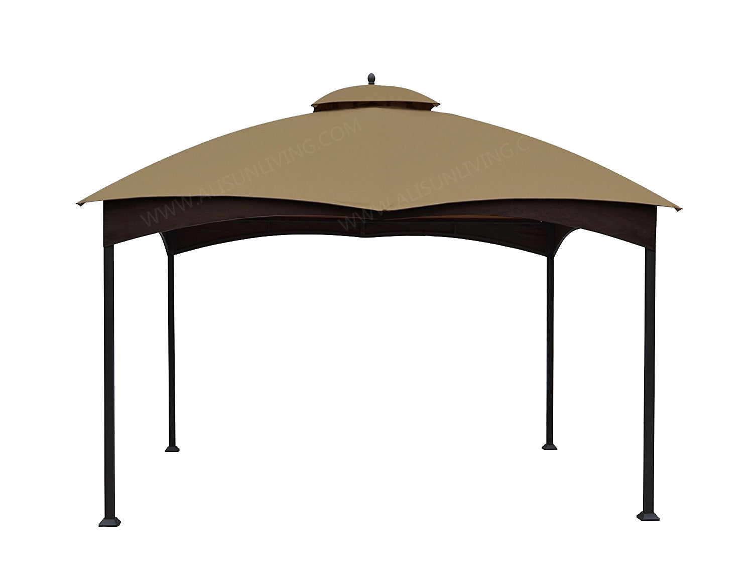 ALISUN Canopy Gazebo Cover Top for Lowe's Allen Roth 12-ft x 10-ft gazebo #TPGAZ17-002C - APEX GARDEN US