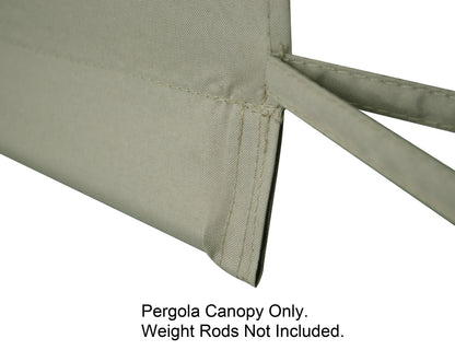 ALISUN Universal Polyester Canopy Top for 8' x 10' Pergola (194" x 88") - APEX GARDEN US