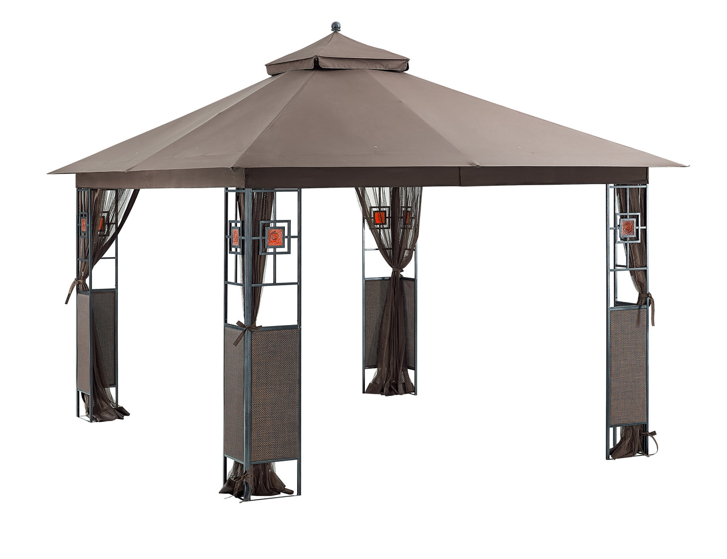 APEX GARDEN 10 ft. x 12 ft. RosaBella Gazebo Model#YH-20S087B - APEX GARDEN US