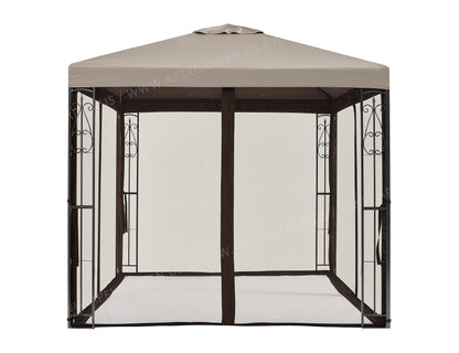 APEX GARDEN YH-20S117HD 8 ft. x 8 ft. Gazebo with Mosquito Net - APEX GARDEN US