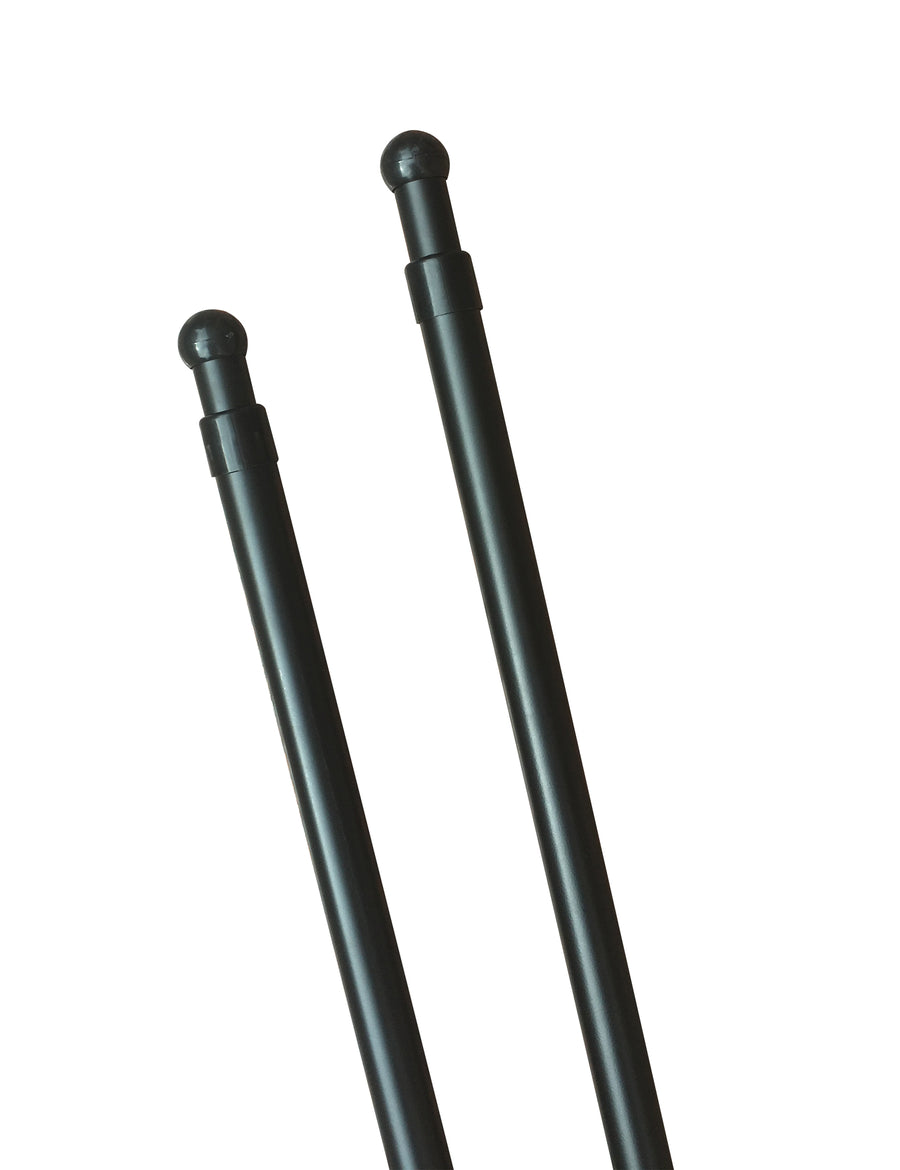 APEX GARDEN Length Adjustable Weight Rods/Pull Tubes for Pergola Canopy (2 Rods Included, from 77 inches to 146 inches) - APEX GARDEN US
