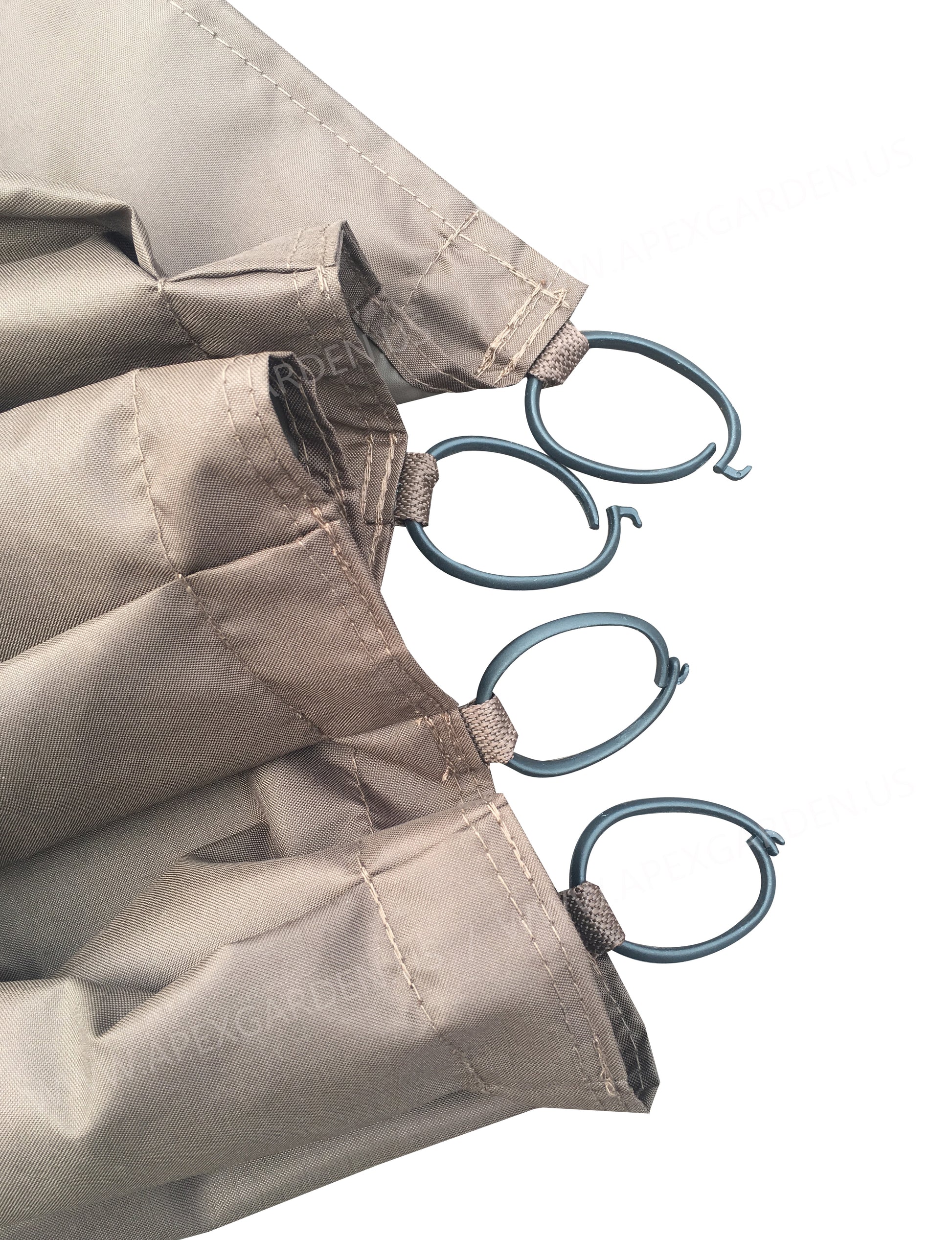 4 Poles Corner Curtain Set for Lowe's Allen Roth 12x10 Gazebo #GF-12S004BTO/GF-12S004B-1 - APEX GARDEN US
