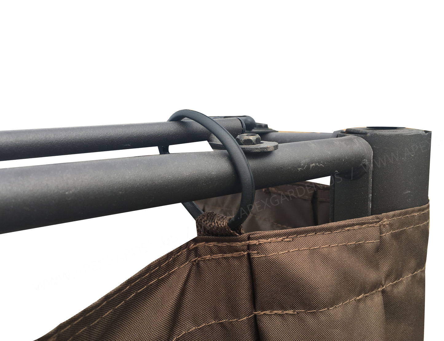4 Poles Corner Curtain Set for Lowe's Allen Roth 12x10 Gazebo #GF-12S004BTO/GF-12S004B-1 - APEX GARDEN US