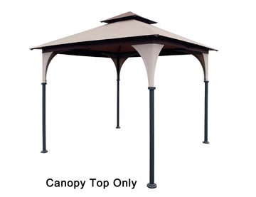 APEX GARDEN Replacement Canopy Top for 8' x 8' Gazebo #L-GZ375PST, L-GZ375PST-3 - APEX GARDEN US