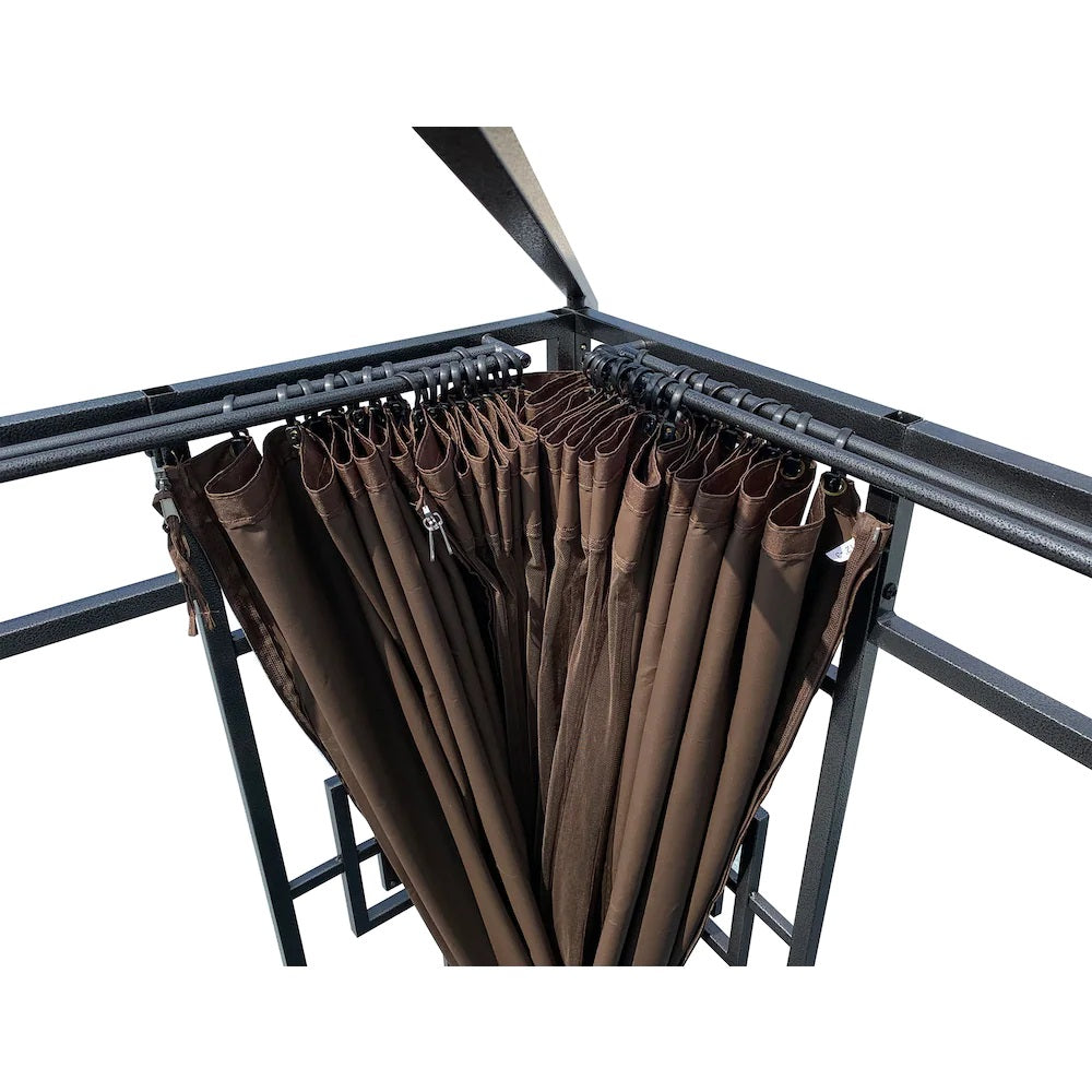 APEX GARDEN 10 ft. x 12 ft. RosaBella Gazebo Model#YH-20S087B - APEX GARDEN US